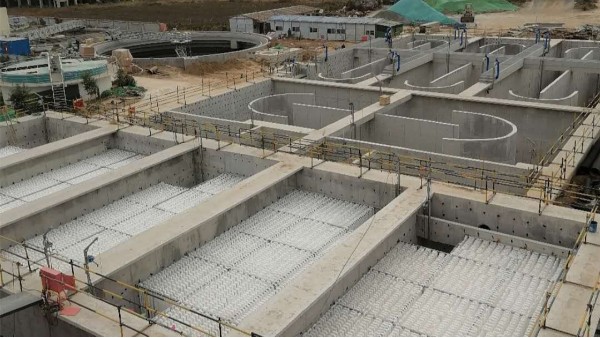 山東某市政污水處理廠填料案例
